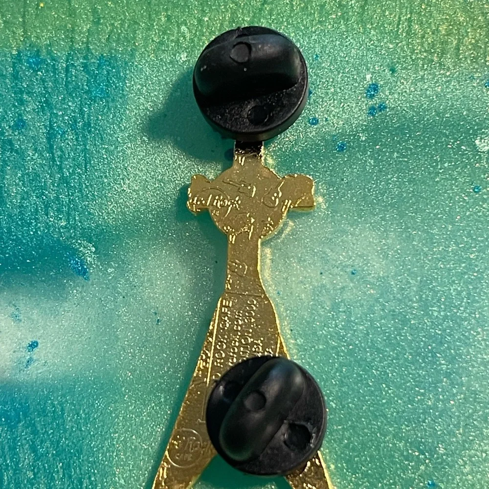 Hard Rock Cafe Vintage 90s Niagara Falls Guitar Pin - Picture 2 of 3